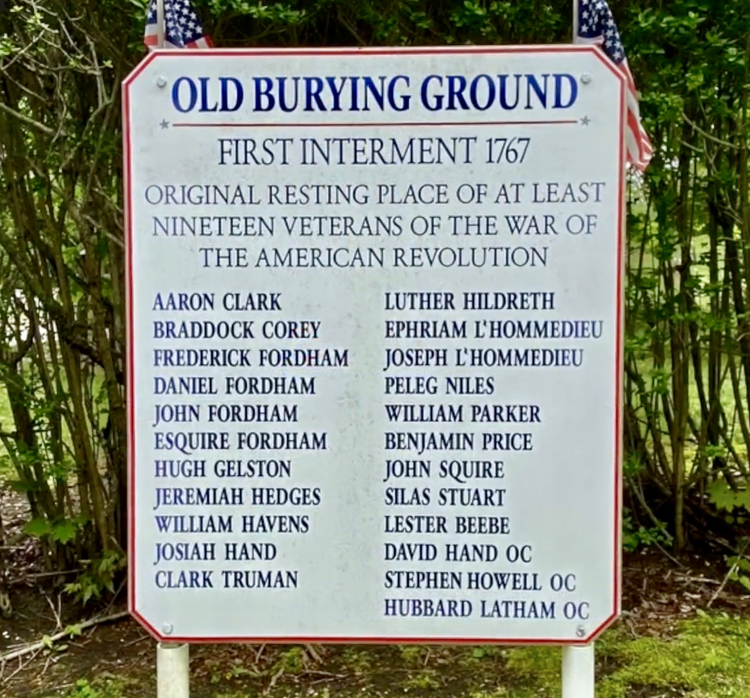 Walking Tours of the Old Burying Ground